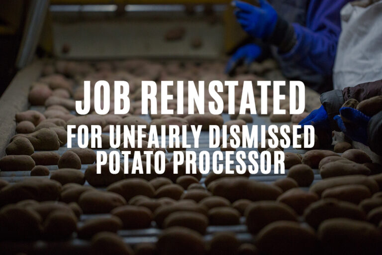 Worker's job reinstated after unfair dismissal